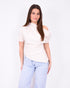off shoulder draped top creme