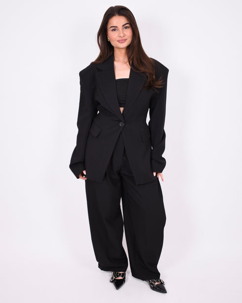 Leila blazer black
