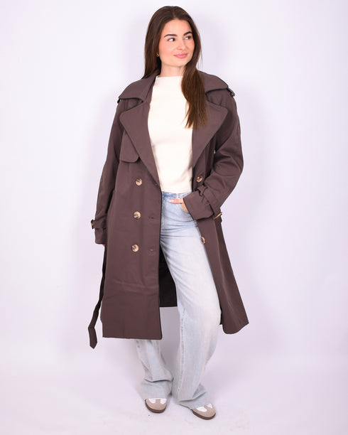 fall trenchcoat brown