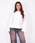 bow longsleeve white