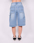 carpenter stretch jort blue
