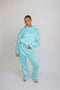 priority sporty tracksuit ocean blue