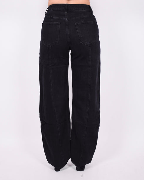 Tall balloon stretch jeans black