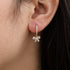Diamond butterfly earrings
