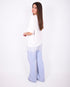 Lace detail t-shirt white