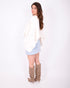 layered flowy top ecru