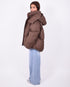 puffer coat brown