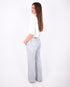button split blazer white