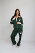 priority stripe tracksuit green