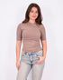 ivy cross top taupe