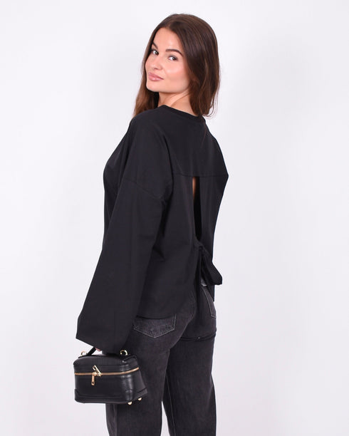 bow longsleeve black
