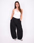 baggy Parachute pants black