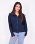 Zip Cardigan navy