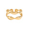 Double wave ring