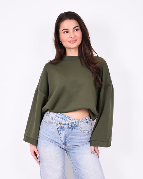 basic oversized t-shirt green