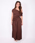 Maya dress brown