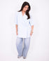 Bibi short sleeve blazer light Blue