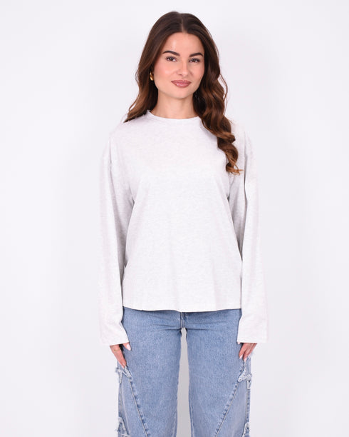 The perfect longsleeve light grey