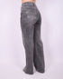 lined stretch jeans grey