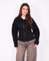 Jessy zip Cardigan black