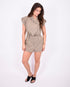Angie linnen playsuit army green