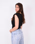 naomi top black