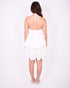 ruffle dress white