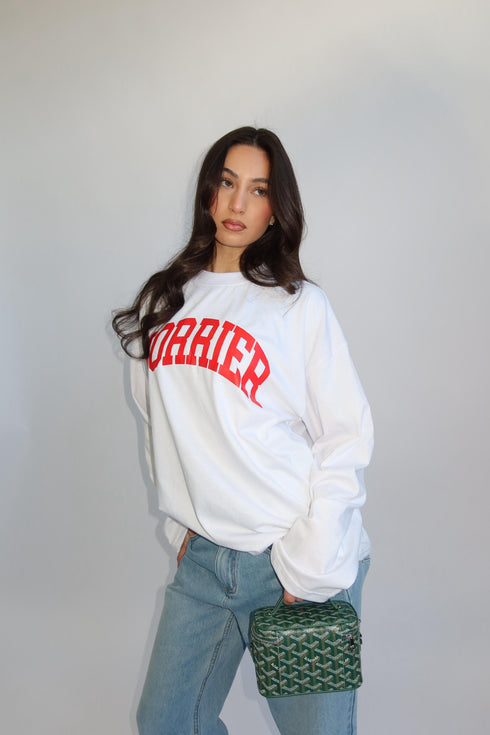 Priority worrior longsleeve white