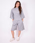 lounge jort set light grey