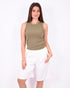 studs tank top kaki