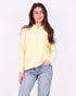 striped knit vest yellow
