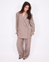 Tall stretch pantalon taupe