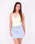 Lace detail body yellow