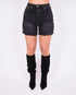 Liva stretch short black