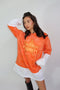 Priority sweaterdress orange