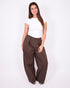 baggy Parachute pants brown
