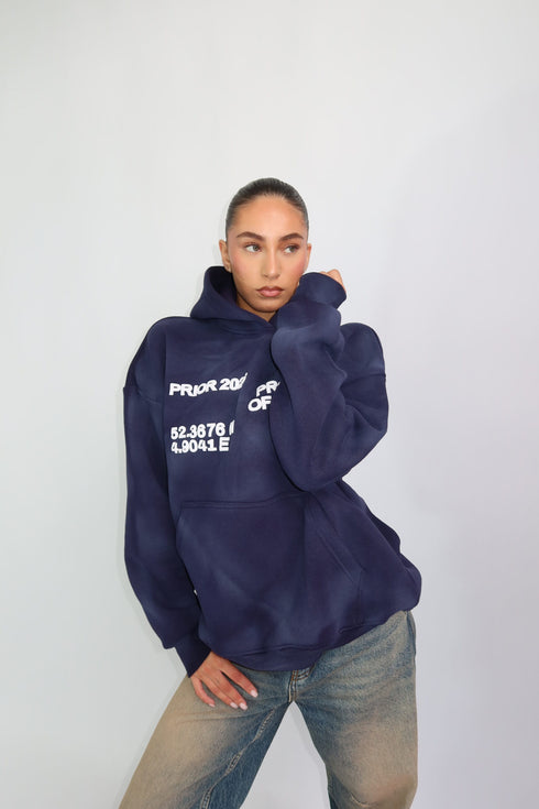priority AMS-LDN hoodie navy