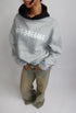 Priority court dreams hoodie light grey
