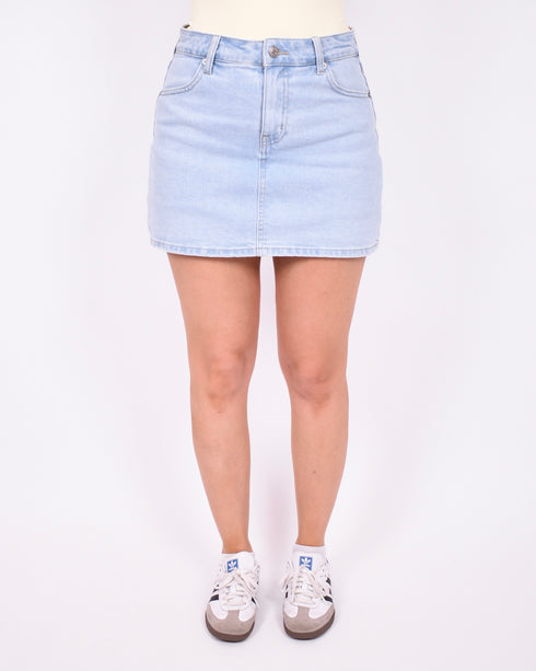 Pre-order Denim stretch skort light blue