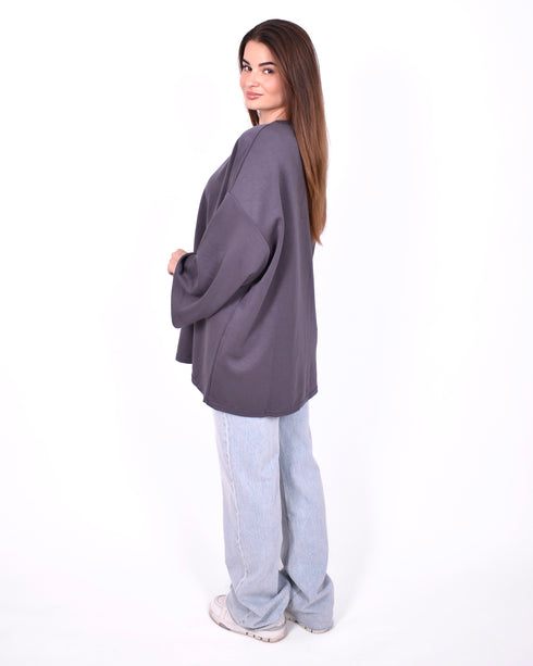 Oversized t-shirt dark grey