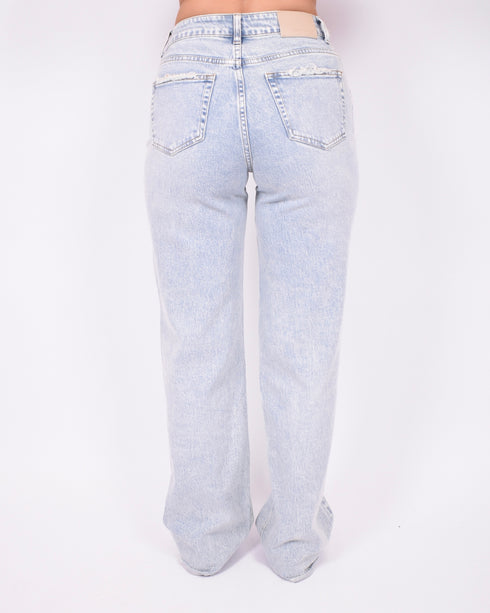 Tall wide leg stretch jeans vintage Blue