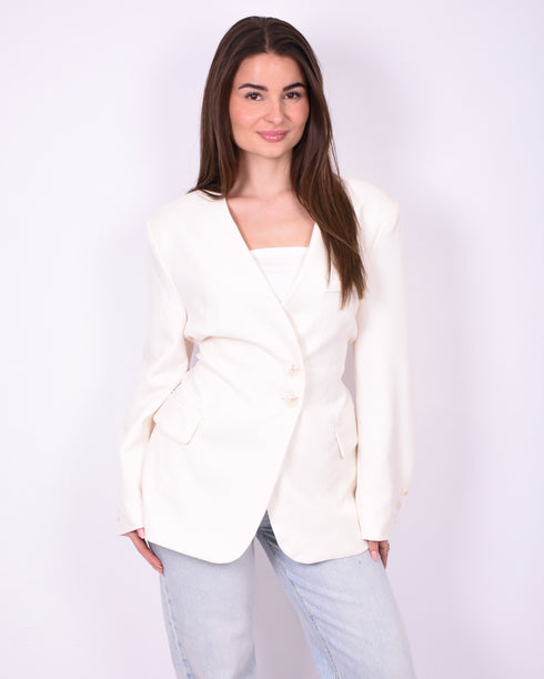 yasmin blazer ecru