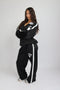 priority stripe tracksuit black