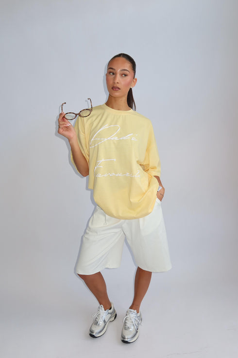 Priority ‘favorites’ t-shirt yellow