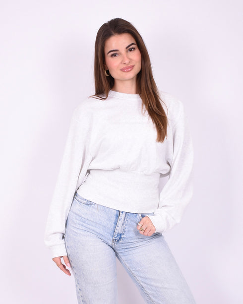 redefined snatch sweater light grey