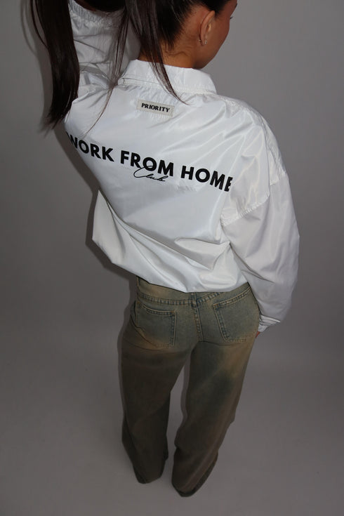 priority work from home windjacket white