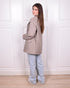 Oversized blazer taupe