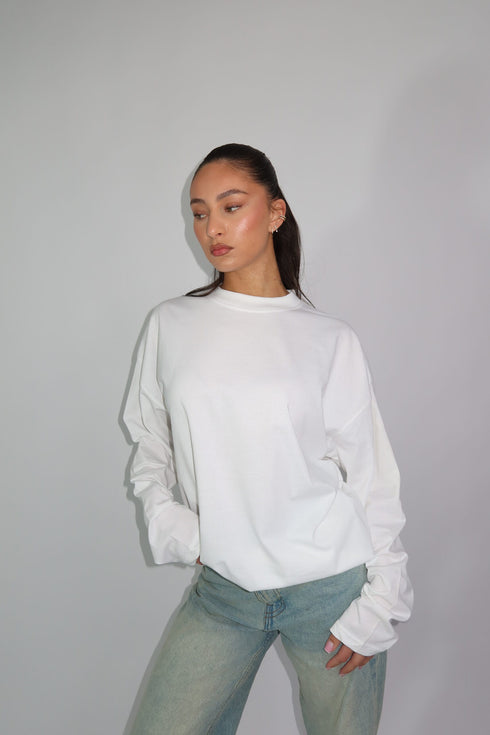 priority blanc longsleeve white