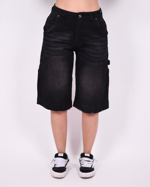 carpenter stretch jort black