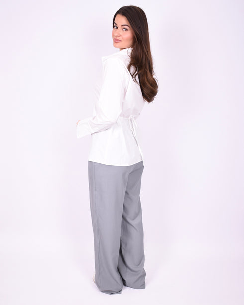 tall stretch pantalon grey/blue